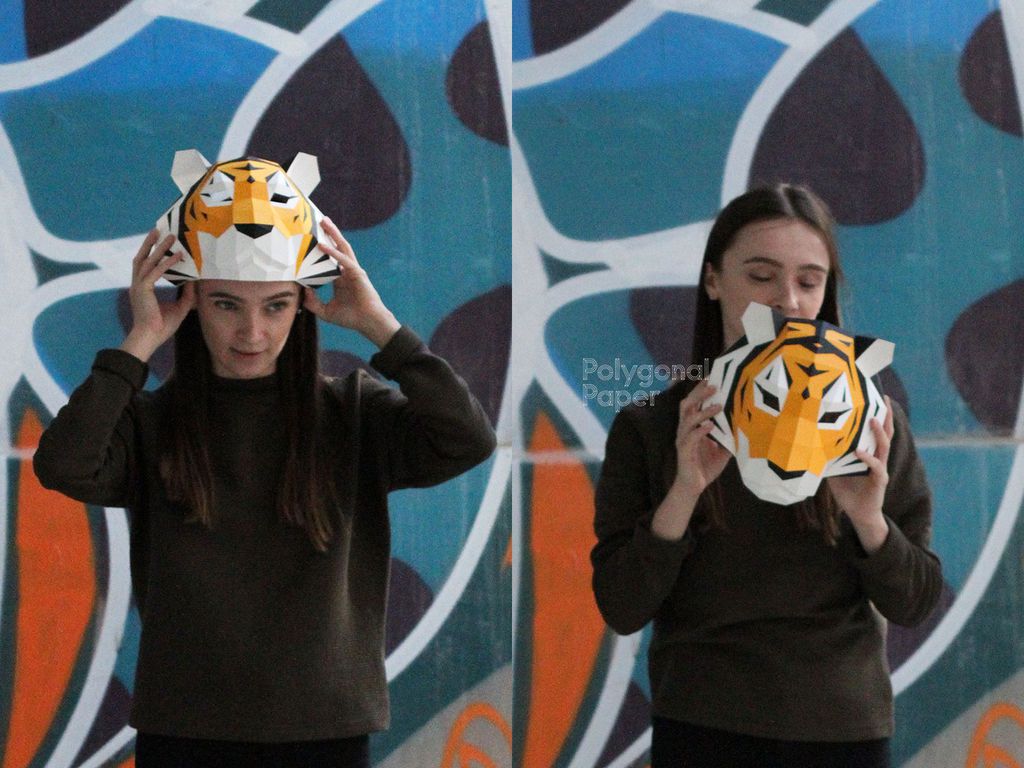 Gluing kits: Amur Tiger masks