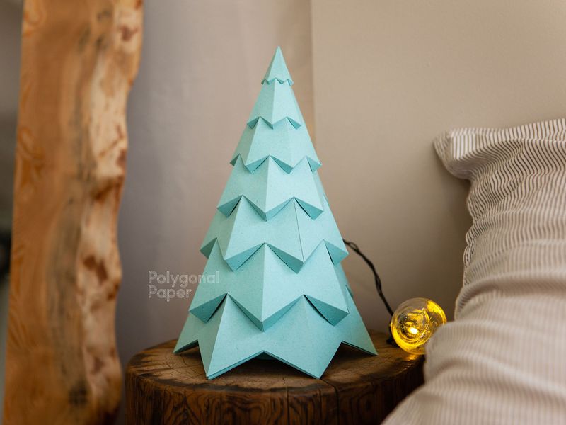 How to make paper christmas tree