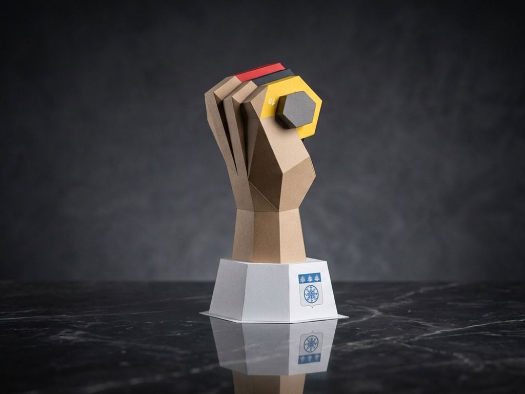 Kit pour coller la coupe du vainqueur du IIIe tournoi panrusse d'haltérophilie