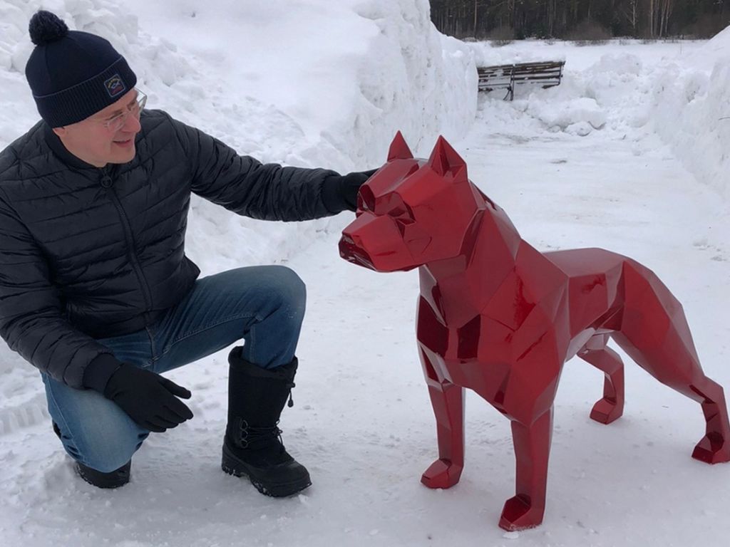 Pitbull, made by order of Gabalabis, Ekaterinburg, Russia