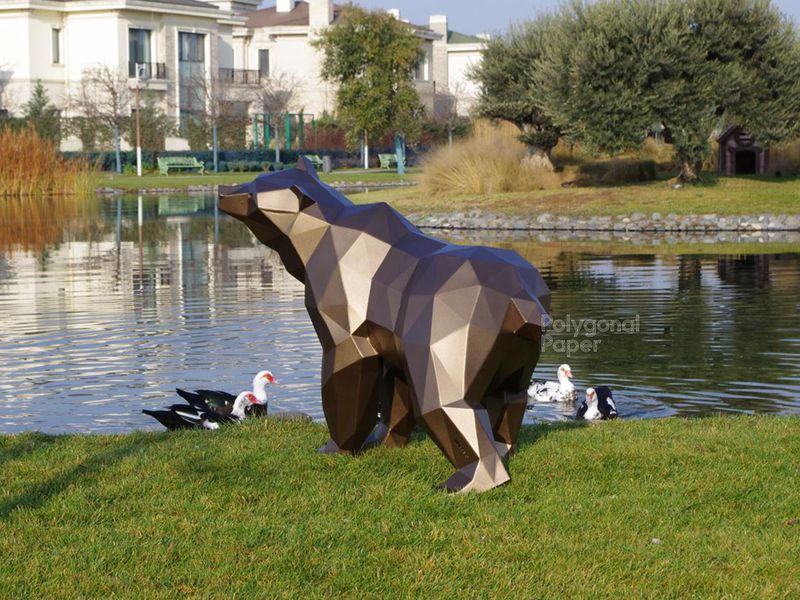 Metal Template: Bear