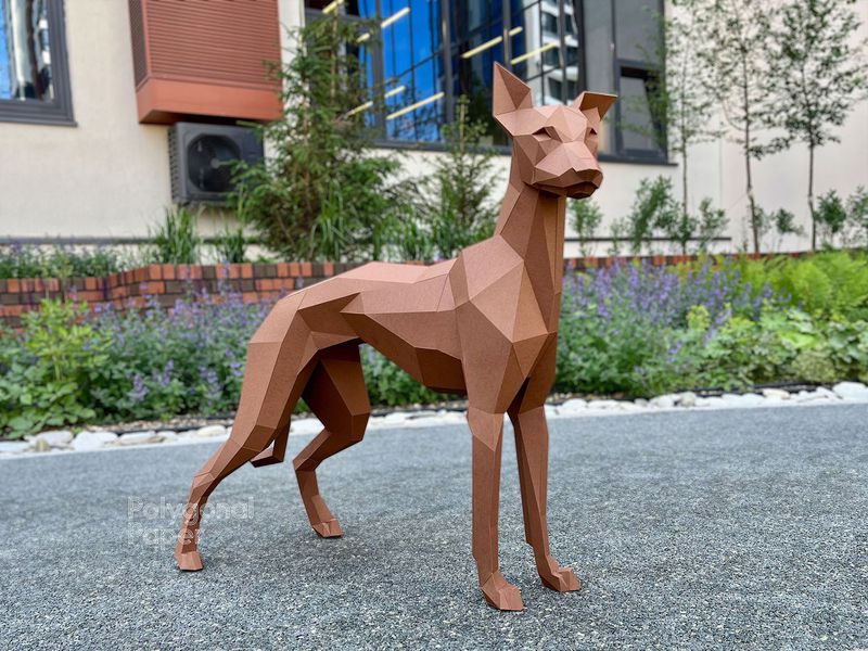 Whippet: Papercraft Scheme for Printing