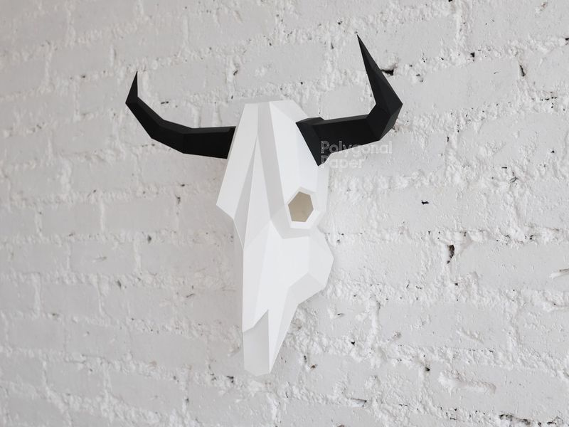 Bull Skull: Papercraft Scheme for Printing