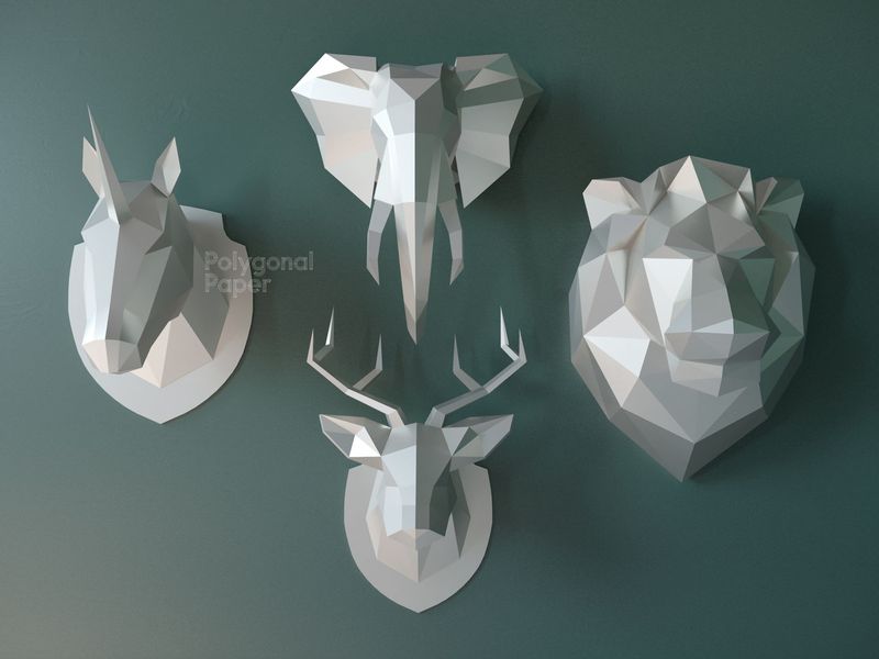 Metal Templates: 4 sculptures by Natalia Pogudina