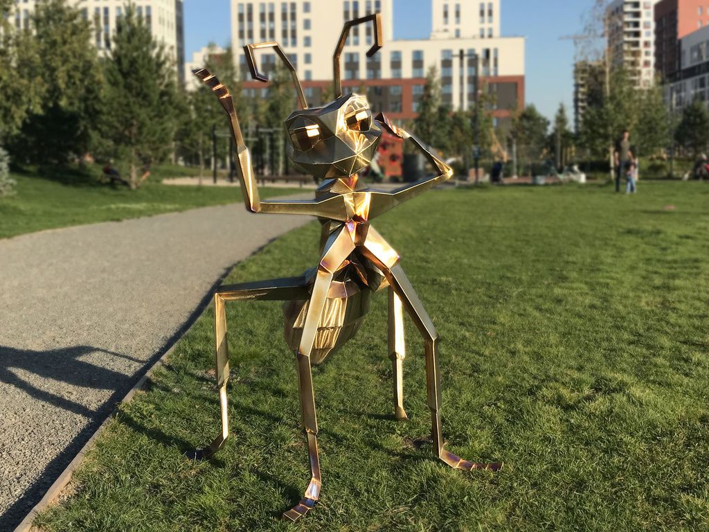 Ant sculpture, made by order of Gabalabis, Ekaterinburg, Russia