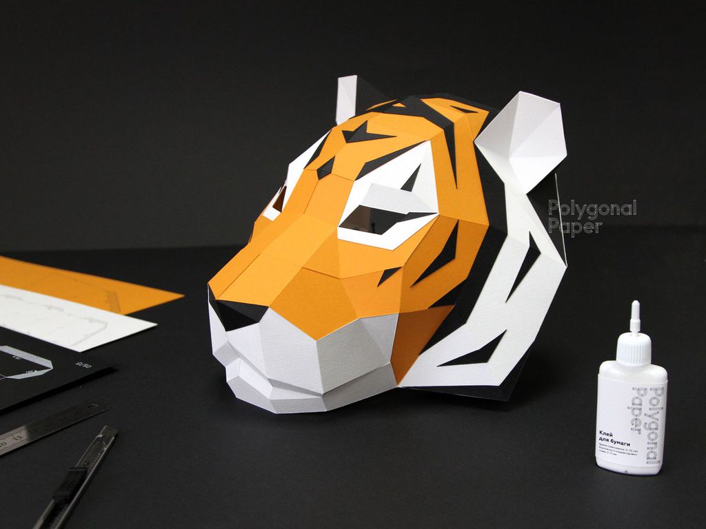 Gluing kits: Amur Tiger masks