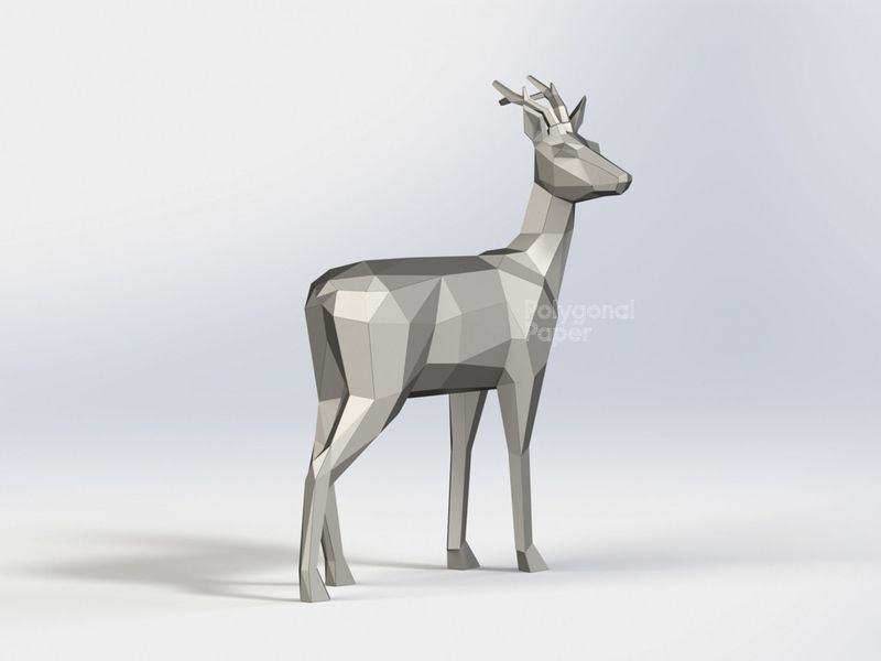 Metal Template: Roe Deer