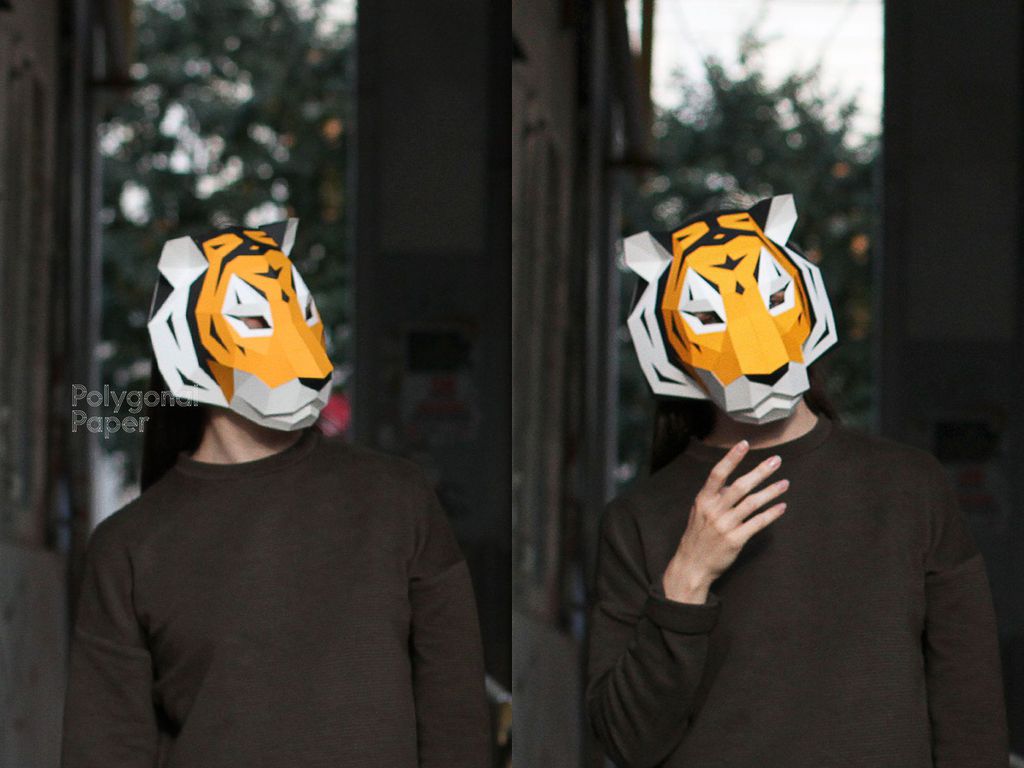 Gluing kits: Amur Tiger masks