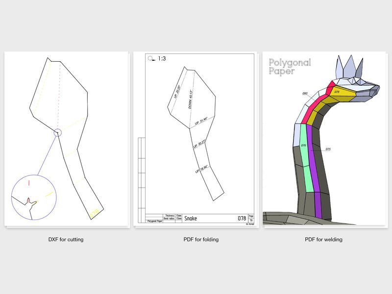 How we make blueprints for metal sculpture production