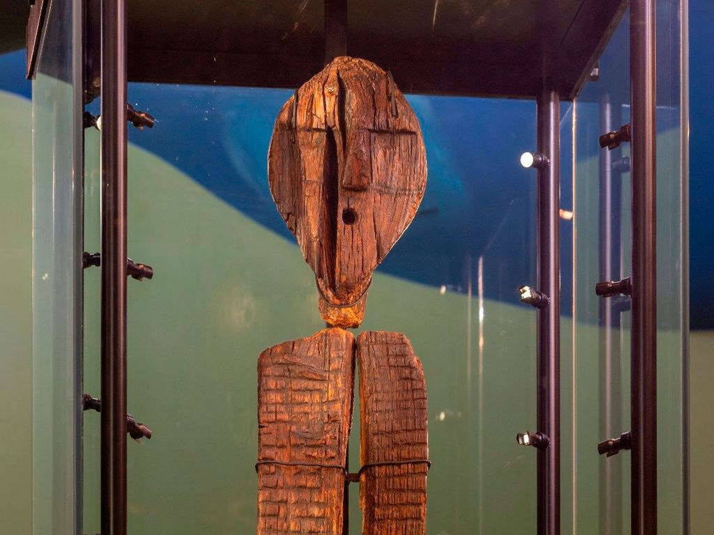 Shigir Idol Mask for the anniversary of the Sverdlovsk Regional Museum of Local Lore