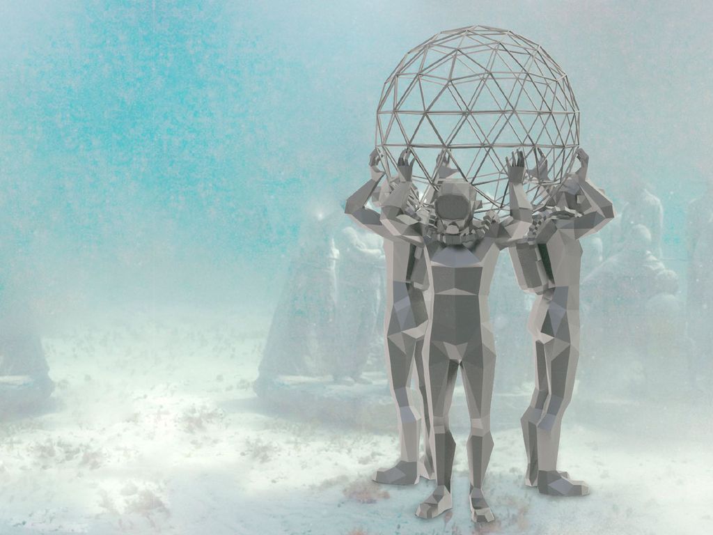 Сompleted project and concepts for a sculpture competition for an underwater art park Tavrida