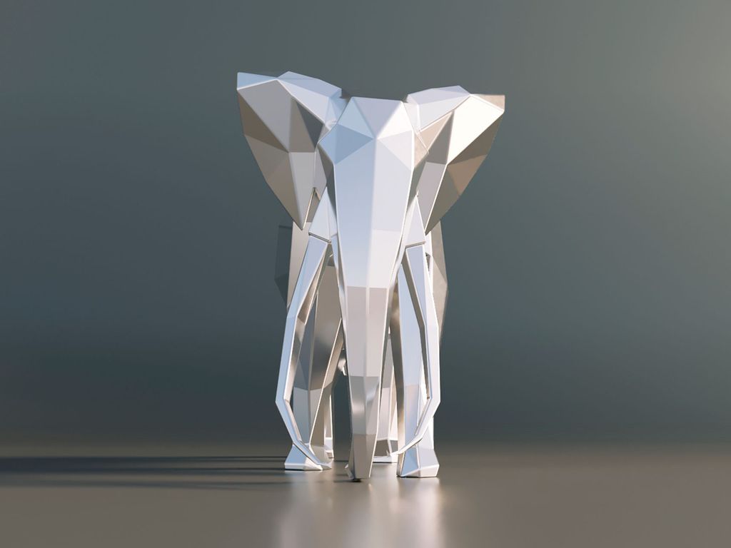 The drawings for the elephant were made by order of Advance Laser Works, UAE