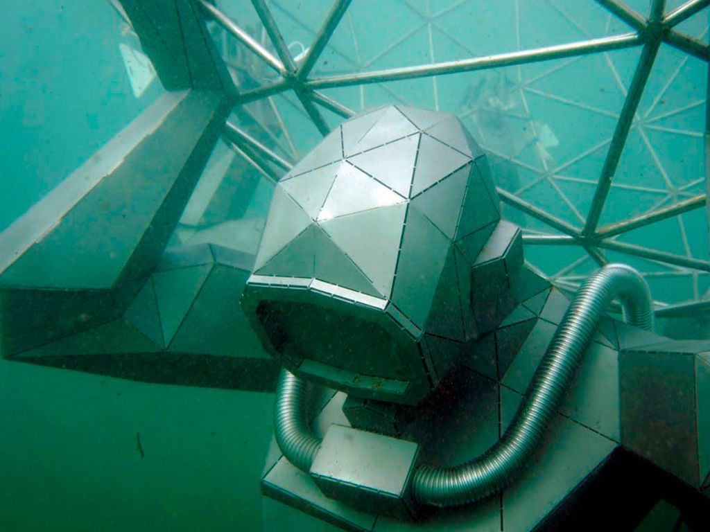 Сompleted project and concepts for a sculpture competition for an underwater art park Tavrida