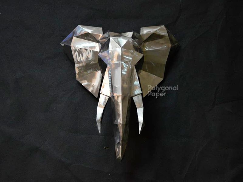 Metal Template: Elephant Head