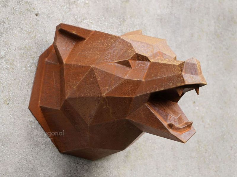 Metal Template: Bear Head