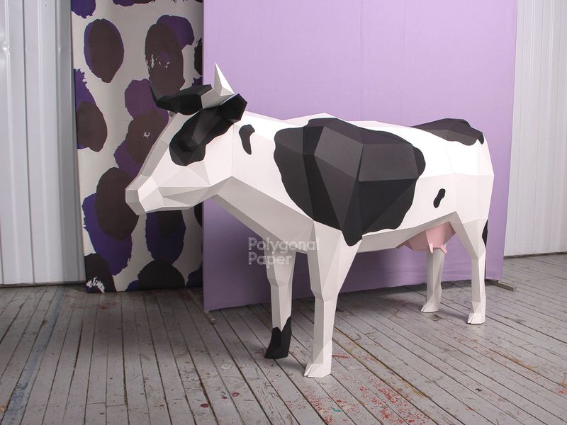 Cow: Papercraft Scheme for Printing