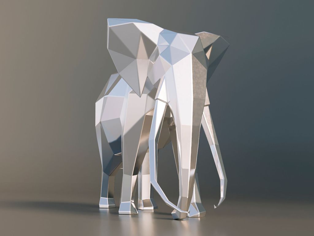 The drawings for the elephant were made by order of Advance Laser Works, UAE